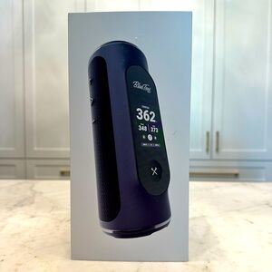 New 2024 GPS TOUCHSCREEN Blue Tees Players Magnetic Golf Speaker Navy Blue